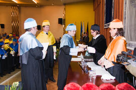 Investidura de nuevos doctores por la Universidad de Málaga. Paraninfo. Diciembre de 2009