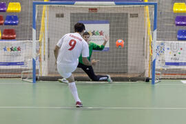 Partido Irán contra Bielorrusia. 14º Campeonato del Mundo Universitario de Fútbol Sala 2014 (FUTSAL). Antequera. Julio de 2014