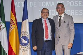 Toma de posesión de Julio Diéguez Soto como catedrático del Área de Economía Financiera y Contabilidad de la Universidad de Málaga. Paraninfo. Diciembre de 2022