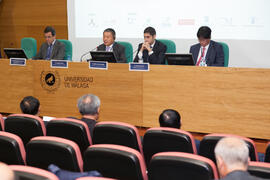 Primera sesión de la X Tribuna España - Corea. Edificio del Rectorado. Octubre de 2015