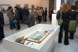 Inauguración de la exposición de Lorenzo Saval. Rectorado. Enero de 2008