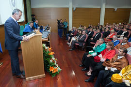 Investidura como Doctor "Honoris Causa" de Hans-Dieter Wienberg por la Facultad de Ciencias de la Universidad de Málaga. Rectorado. Mayo de 2016