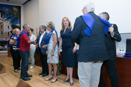 Graduación del curso del Aula de Mayores de la Universidad de Málaga. Paraninfo. Junio de 2017