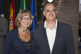 Cena de gala con motivo al homenaje para los jubilados y personal que cumple 25 años de servicio en la Universidad de Málaga. Jardín Botánico. Junio de 2010