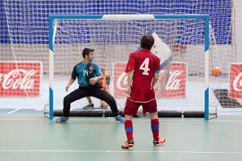 Partido Portugal contra República Checa. 14º Campeonato del Mundo Universitario de Fútbol Sala 2014 (FUTSAL). Antequera. Julio de 2014
