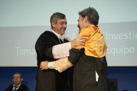 Toma de posesión de Antonio José Morales Siles como nuevo Vicerrector de Investigación y Divulgación Científica de la Universidad de Málaga. Paraninfo. Marzo de 2024