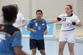 Partido República Checa - India. Categoría femenina. Campeonato del Mundo Universitario de Balonmano. Antequera. Julio de 2016