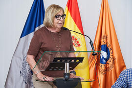 Adelaida de la Calle. Presentación del Retrato de Honor de D. Eugenio José Luque Domínguez. Facultad de Ciencias Económicas y Empresariales. Junio de 2025