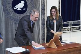 Toma de posesión de Ignacio Rafael Otero Cambeses como nuevo Director de Comunicación, Imagen y Medios Digitales de la Universidad de Málaga. Edificio del Rectorado. Abril de 2024