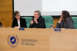 Conferencia de Miguel Ríos "La música como testimonio de la Transición" del ciclo "Historia, documentos y sociedad". Edificio del Rectorado. Abril de 2019